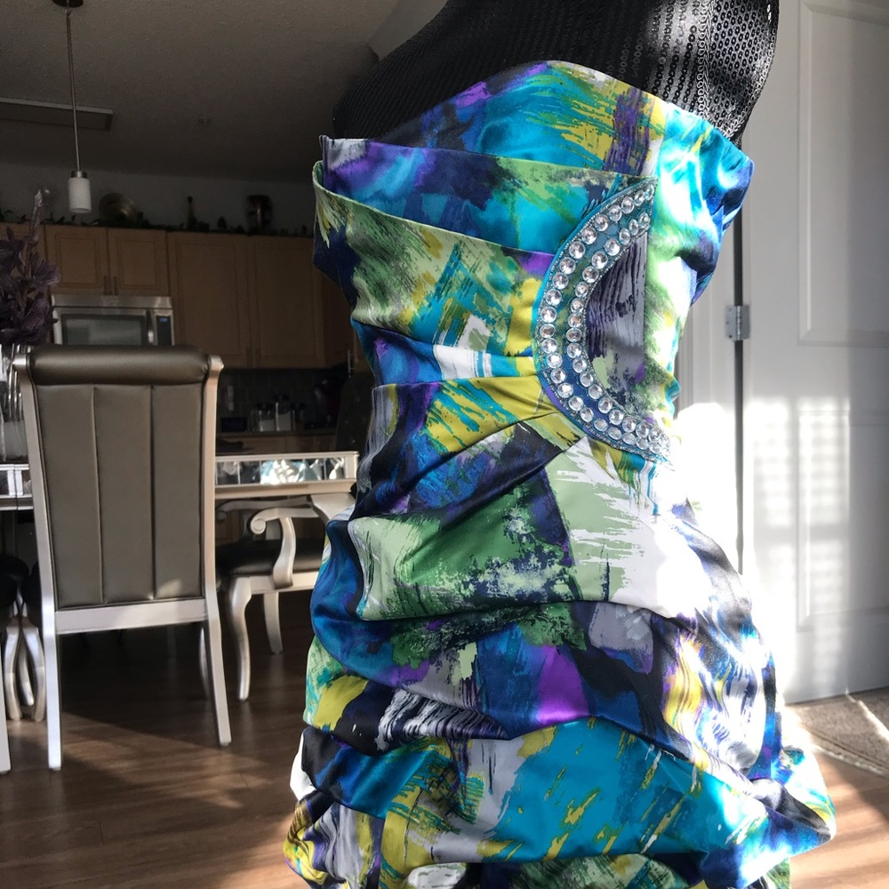 Strapless Evening Gown